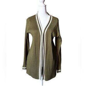 Elegant Olive Women's Cardigan